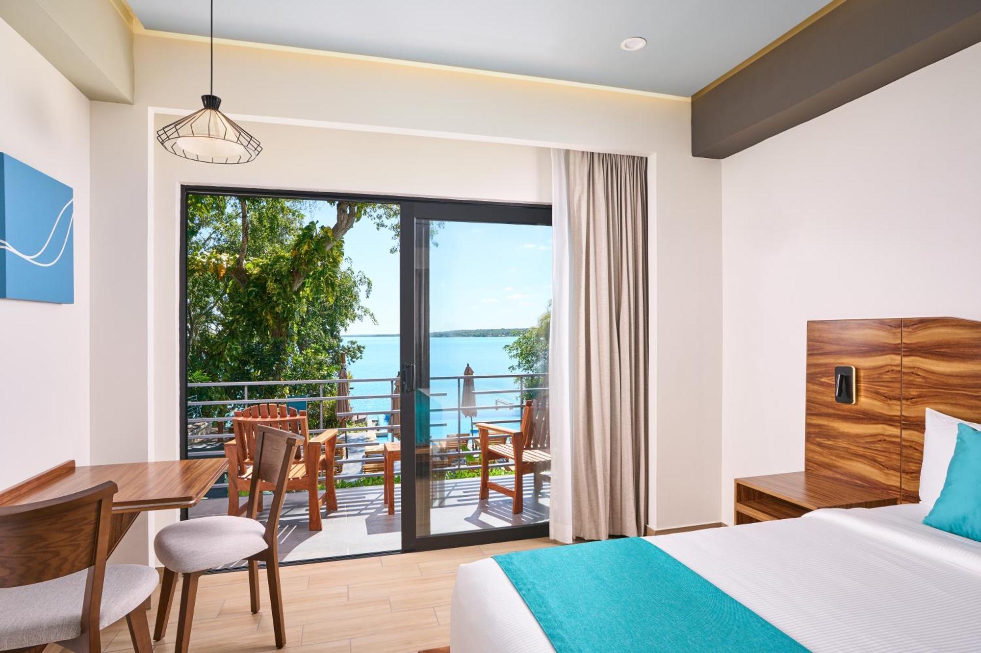 Cristalino Lagoon Front Hotel, Restaurant & Spa باكالار المظهر الخارجي الصورة