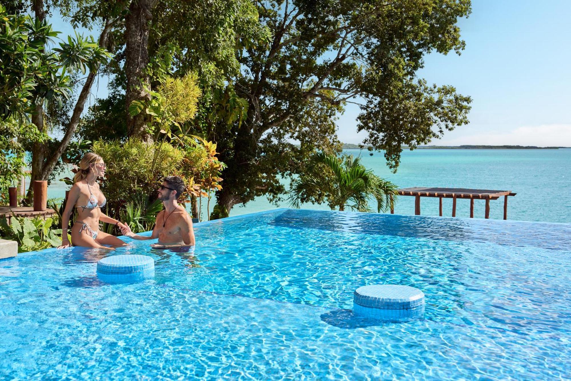 Cristalino Lagoon Front Hotel, Restaurant & Spa باكالار المظهر الخارجي الصورة